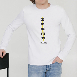 Camisetas de Manga Larga Personalizadas de Poliéster/Algodón para Hombre, Estilo Urbano de Doble Color, Transpirables, Anti-UV, para Fitness - Product Image 5