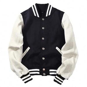 Blouson de baseball vintage pour homme, broderie patchwork, col montant, style urbain, imperméable et respirant, pour hommes et femmes - Product Image 2