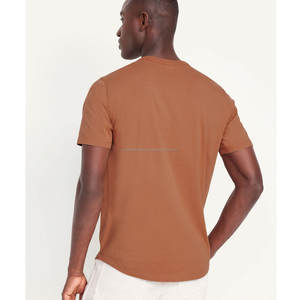 High Quality Heavy Weight <b>Plain</b> <b>Oversized</b> Tshirt Printing Embroidery Custom Blank 100 Cotton Men <b>T</b> <b>Shirt</b> - Product Image 2