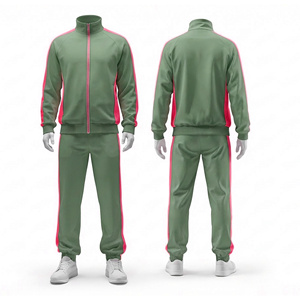 ชุดวอร์มซับลิเมชั่นแบบกำหนดเอง ชุดกีฬาวิ่งออกกำลังกาย ระบายอากาศได้ดี ผลิตจากโพลีเอสเตอร์ ชุดฟิตเนส ผู้ผลิต OEM - Product Image 1