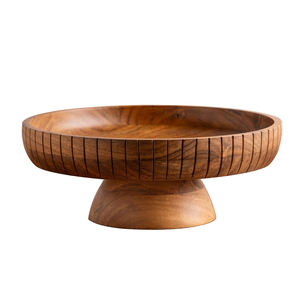 Tazón de Servir de Madera de Alta Calidad, Ecológico, Estilo Americano, para el Hogar, Fiestas y Cenas, Precio al por Mayor, Aaliyan - Product Image 2