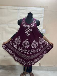 Bohemian <b>Batik</b> Printed Long Umbrella <b>Dress</b> - Product Image 5