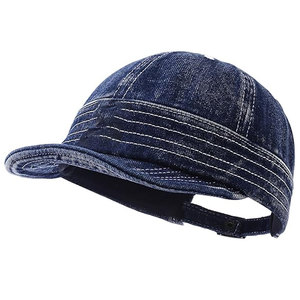 Gorra de Béisbol Unisex de Mezclilla, 6 Paneles, Ajustable, Lavada, de Color Sólido, Informal, para Primavera/Verano - Product Image 3