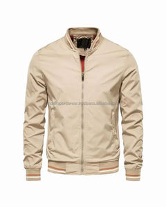 Blouson bombardier de baseball personnalisable pour hommes vente en gros tissu de laine de haute qualité nouveau design col montant pour l'hiver Service OEM - Product Image 1