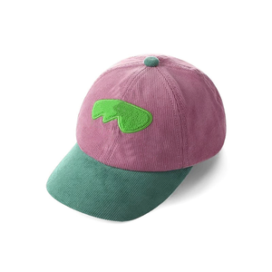 Gorra de béisbol clásica de pana de 6 paneles ZESHAN ZAFAR al por mayor, gorra deportiva de perfil bajo con bordado personalizado, tela 100% algodón - Product Image 3
