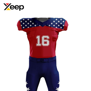 ชุดยูนิฟอร์มอเมริกันฟุตบอลสำหรับผู้ชาย XEEP Customize Breathable รุ่น XC-AFU-29 คุณภาพสูง พิมพ์ลายด้วยความร้อน ปรับแต่งได้ 100% - Product Image 2