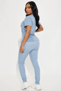 Conjuntos de Uniformes Médicos Personalizados con Logotipo de Fábrica para Mujer - Uniforme de Enfermera/Doctora en Tela Elástica de Lona para Uso Hospitalario en Todas las Estaciones - Product Image 3