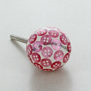 Tiradores de gabinete de diseño de Ajedrez de resina Mti-Color de alta calidad Pl hecho a mano moderno dormitorio perillas de puerta de armario para cajón Cocina - Product Image 4