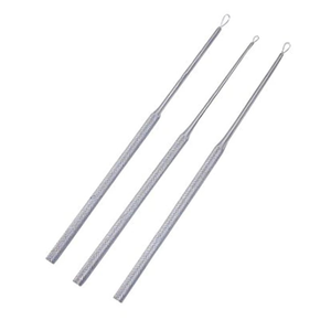 Billeau Ear Loop Solid Handle Premium Stainless Steel ENT Otology Surgical Instrument CE ISO Reusable Three <b>Model</b> Set 16cm Tool - Product Image 6