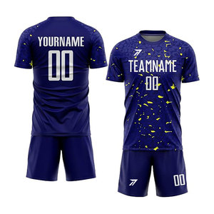 Dye Sublimation Soccer Uniform Men Adult Full Color Custom Design Jersey Breathable 120 GSM <b>Polyester</b> OEM Wholesale - Product Image 1