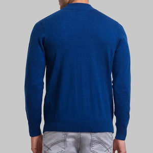 เสื้อยืดคอกลมผู้ชายแบบสั่งจำนวนมาก เนื้อผ้าถักน้ำหนักเบา เหมาะสำหรับใส่เป็นเลเยอร์ - Product Image 3