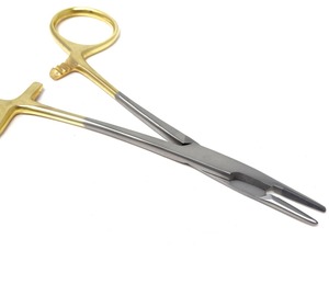 XELTECH SURGICAL Porte-aiguille Olsen Hegar 16 cm en carbure de tungstène, Porte-aiguille à ciseaux, Modèle certifié avec revêtement papier - Product Image 4