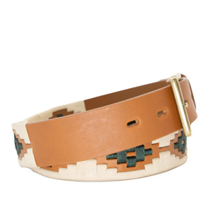 Cinturón de Cuero Personalizado de Primera Calidad con Hebilla de Hierro, Bordado a Mano, Diseño Personalizado de Lujo para Hombre y Mujer, Proveedor Mayorista - Product Image 2