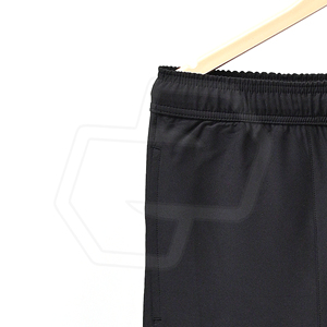 <b>Men</b> Black Sweatpants Elastic Waist Drawstring Casual <b>Joggers</b> Breathable Knitted <b>Polyester</b> Pants Autumn Wear Factory Direct Sale - Product Image 2
