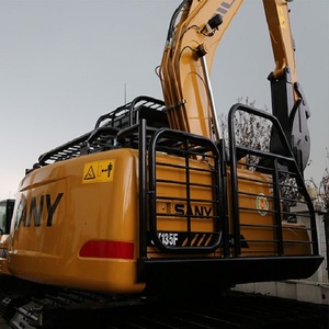 Excavatrice d'occasion haut de gamme Sany sy135f en provenance de Chine, mini-pelle performante, équipement de construction robuste - Product Image 1