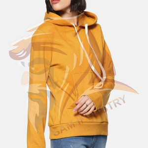 New Fashion Custom Women's Sweatshirts Hoodies <b>Drop</b> Shoulder Oversized High Quality Pullover Hoodies For Sale - Product Image 3