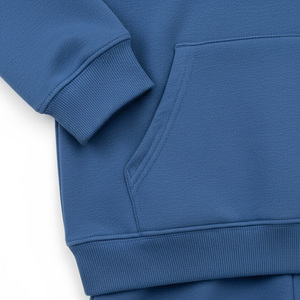 Ensemble de survêtement décontracté deux pièces pour femme en molleton épais, sweat-shirt à capuche et pantalon de jogging taille haute avec fermeture éclair et boutons, chaud pour l'hiver - Product Image 6
