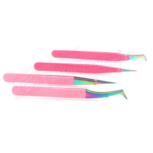 Pinzas de extensión de pestañas Vetus de acero inoxidable japonesas hechas a mano personalizadas profesionales OEM herramienta de belleza tipo Punta de volumen - Product Image 1