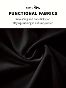 Conjuntos Deportivos de Compresión para Hombre, Hechos a Medida, Transpirables, Ligeros, 100% Algodón, Diseño Sólido, para Entrenamiento de Invierno - Product Image 4