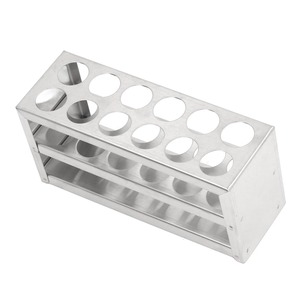 ที่วางหลอดทดลอง 304 ที่วางหลอดทดลองสแตนเลสสำหรับห้องปฏิบัติการ 12 รู - Product Image 5
