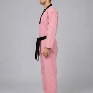 Best-seller - Uniforme de Taekwondo personnalisable - Kimono |   Équipement d'entraînement d'arts martiaux super léger - Polyester/coton, séchage rapide, respirant - Product Image 3