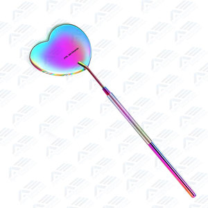 All-Color Angled Lash Inspection Mirror Professional Dental-Style Heart-Shaped Eyelash Extension Cosmetic Mirror - Product Image 2