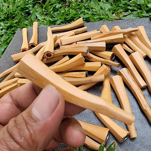 Pipa de Fumar de Madera Personalizada, Estilo Clásico Esmerilado, Ecológica, Duradera y Reutilizable para Fumar - Product Image 5