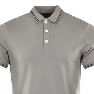 Polo de Algodón de Lujo de Alta Calidad para Hombre, Camiseta Polo de Golf de Poliéster Tejido con Logotipo Bordado - Product Image 5