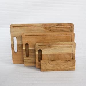 Planches à découper en bois durables pour la cuisine, planches à découper personnalisées, planches à découper longues et durables en acacia, planches à charcuterie rectangulaires avec poignée - Product Image 2