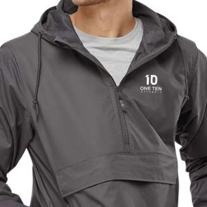 Chaqueta Anorak Cortavientos Impermeable Personalizada, Chaqueta Ligera Impermeable para Exteriores, Sudadera con Capucha para Correr, Senderismo y Viajes - Product Image 3
