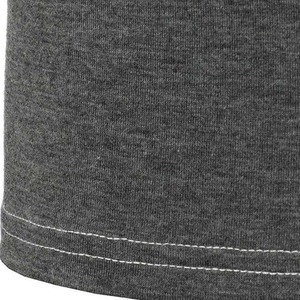 Polo en maille color-block pour homme, manches courtes, coupe décontractée, col gris et blanc, boutons, idéal pour l'été - Product Image 5