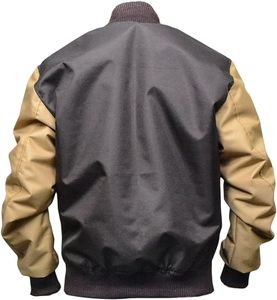 Veste de baseball personnalisée pour homme avec patch en chenille de haute qualité, longueur standard, couleur et tissu personnalisables - Product Image 3