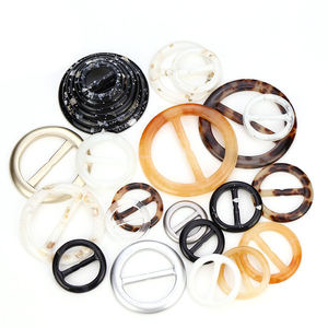 หัวเข็มขัดเรซิ่นทรงวงรีสีสันสดใสสำหรับตกแต่งกระเป๋า - Product Image 1