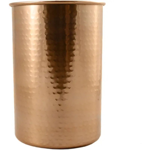 Popular Round Copper Ice Bucket Metal Vintage Style Rust Resistant Party <b>Cooler</b> Beverage Holder Bar Ware Wine <b>Cooler</b> - Product Image 3