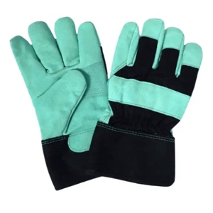 Gants de travail confortables en cuir grainé de vachette, renforcés, protection douce pour les mains, pour la construction, vêtements de sécurité réfléchissants - Product Image 3