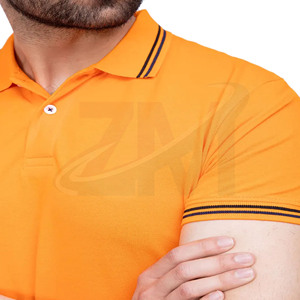 Camisetas Polo Bordadas de Diseñador, 100% Algodón, Alta Calidad, Tallas Grandes, Polo Elástico para Hombre, Camiseta Polo Unisex al por Mayor - Product Image 4