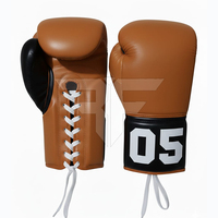 Gants de boxe RAYOFIVE en cuir, rembourrés, respirants, protecteurs, pour l'entraînement et la performance athlétique, fermeture auto-agrippante, personnalisables