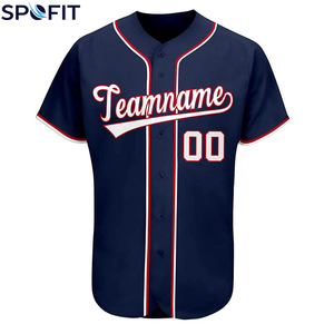 Kit d'uniformes de baseball en gros OEM, tissu polyester de haute qualité, impression par sublimation, confortable pour l'entraînement et la compétition - Product Image 5