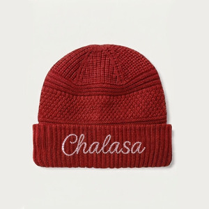 Custom Logo Unisex 100% <b>Wool</b> Knit Team Winter <b>Beanie</b> Hats Embroidered Skull Cap Sports Casual Outdoor Ski - Product Image 3