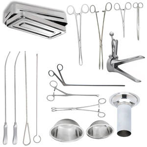 ชุดเครื่องมือผ่าตัดสำหรับการใส่และถอด IUD แบบใช้ซ้ำได้ ทำจากสแตนเลส สำหรับนรีเวชวิทยา - Product Image 1