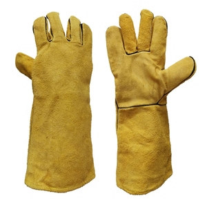 Premium Heavy Duty Split Cowhide Leather Welding <b>Gloves</b> And Construction Heat Resistant & <b>Long</b> Cuff Industrial Construction - Product Image 6