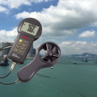 Anemómetro Digital Portátil TECPEL AVM-715, Medidor de Velocidad del Flujo de Aire, Resolución de 0.01m/s, Precisión del 2%, Rango de Temperatura de -10~45°C
