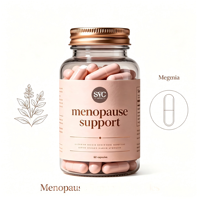Capsules de soutien à la ménopause pour adultes, marque privée OEM, équilibre hormonal, soulagement des sueurs nocturnes, des bouffées de chaleur, équilibre hormonal, immunité