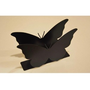 Porte-serviettes en forme de papillon avec motif de fruits, organiseur de papier autoportant pour utilisation sur table - Product Image 2