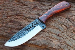 Couteau Skinner de Qualité Supérieure, DIY OEM, Acier à Haute Teneur en Carbone, Lame Droite, Pointe Clip, Manche en Bois, Chasse en Plein Air, Lame de 0,5 mm - Product Image 2