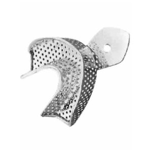 Bandeja de Impresión Dental de Calidad Premium con Borde L4 Perforado, Tamaño Inferior S, Acero Inoxidable, Reutilizable, Autoclavable, para Ortodoncia - Product Image 3