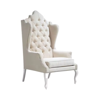 Hotel High Back Throne Chairs With Fabric <b>Cushion</b> Materials Hotel Wedding Furniture Hot Selling Wooden Throne Chairs - Product Image 4