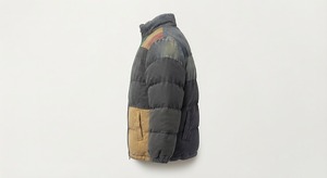 Men's Mix Color Puffer <b>Jacket</b> Windproof Polyester Winter Casual <b>Thick</b> Zipper Puffer <b>Jacket</b> For Man - Product Image 3