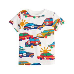 T-shirt imprimé pour garçons, vêtements élégants et confortables pour tous les jours, en coton doux, décontracté, à manches courtes, imprimé - Product Image 3