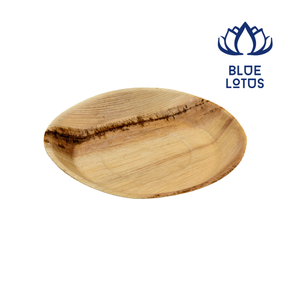 Assiettes en feuilles de palmier naturelles, vaisselle jetable en gros pour la cuisine - Product Image 1